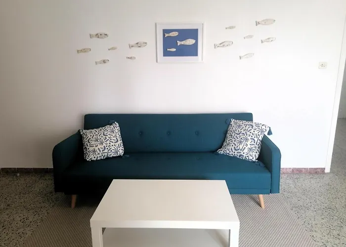 Apartamento En 2ª Línea De Playa Con Terraza, Parking Y Wifi, Cerca De Comercios. - Es-258-119